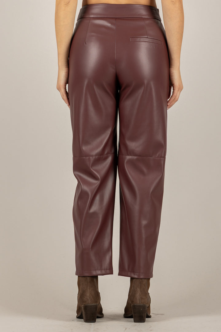 IMPERIAL - P6D5KGJ - PANTALONE ECOPELLE GAMBA DRITTA