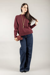 MM MaxMara - 2526366148600 - MAGLIA GIROCOLLO EBANO