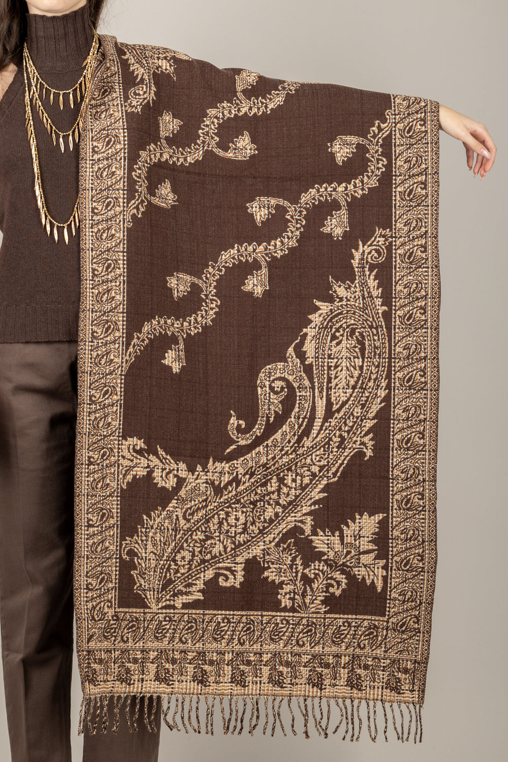 VICOLO - AF0088 - SCIARPA DISEGNO BANDANA