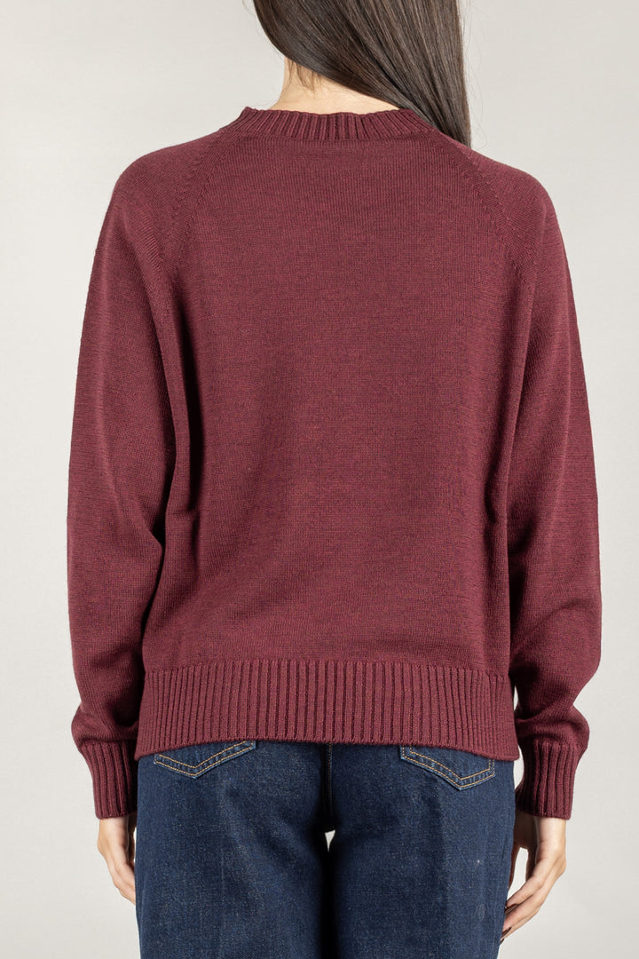MM MaxMara - 2526366148600 - MAGLIA GIROCOLLO EBANO