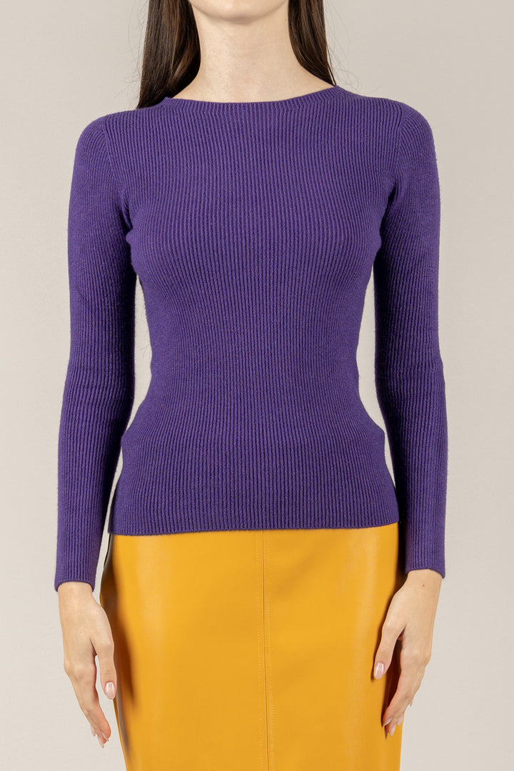 VICOLO - 77315F - MAGLIA COSTINE SLIM