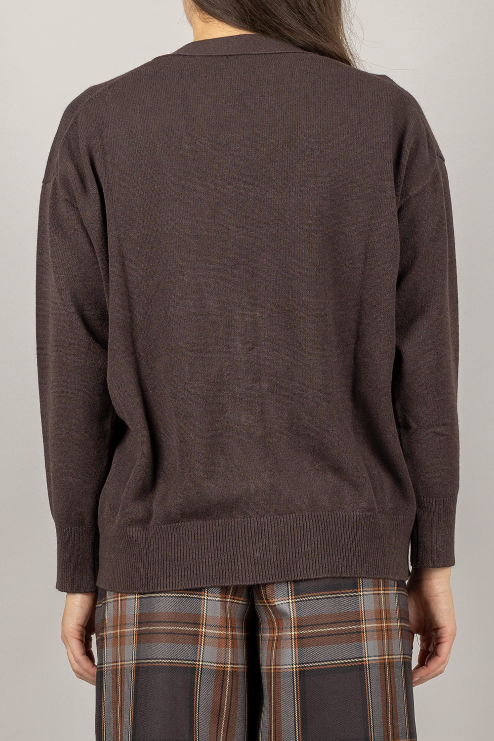 VICOLO - 77045F - CARDIGAN CON BOTTONI ORO