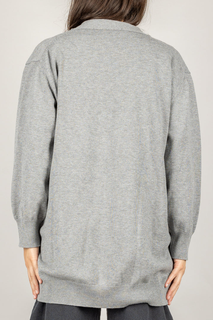 VICOLO - 77008F - CARDIGAN OVER CON SPILLA