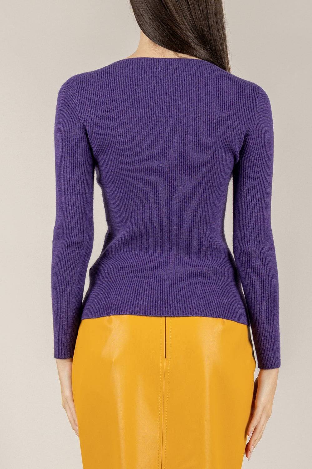 VICOLO - 77315F - MAGLIA COSTINE SLIM