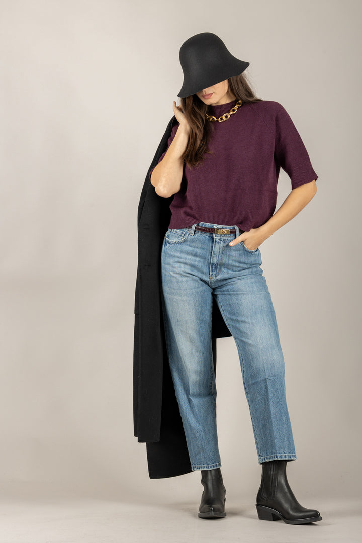 KONTATTO - 3M0844C - MAGLIA LUPETTO MEZZA MANICA