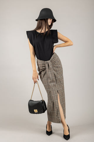 TENSIONE IN - FW250061 - BODY CON STAMPA POSTERIORE