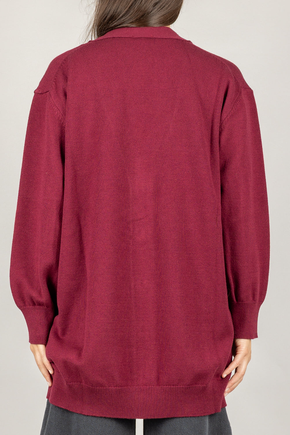 VICOLO - 77008F - CARDIGAN OVER CON SPILLA