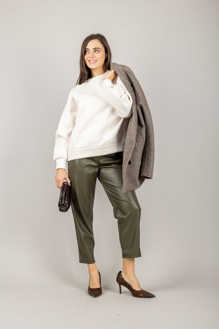 HAVEONE - FFW-P046 - FELPA OVER GIROCOLLO