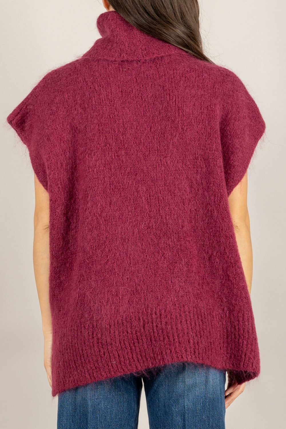 DIXIE - M277Y238 - MAGLIA MOHAIR COLLO ALTO