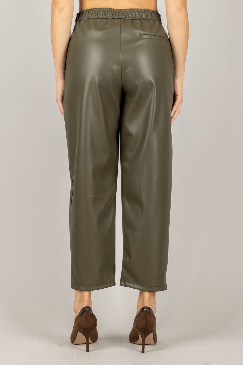 VICOLO - TF1679 - PANTALONE ECOPELLE CARROT