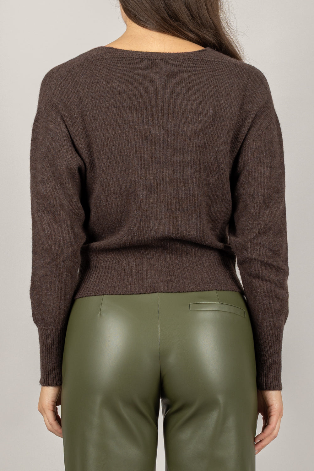 VICOLO - 77282F - CARDIGAN CROP