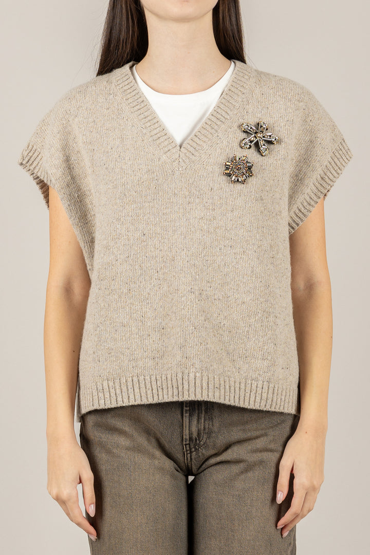 TENSIONE IN - D82018 - GILET CON SPILLA