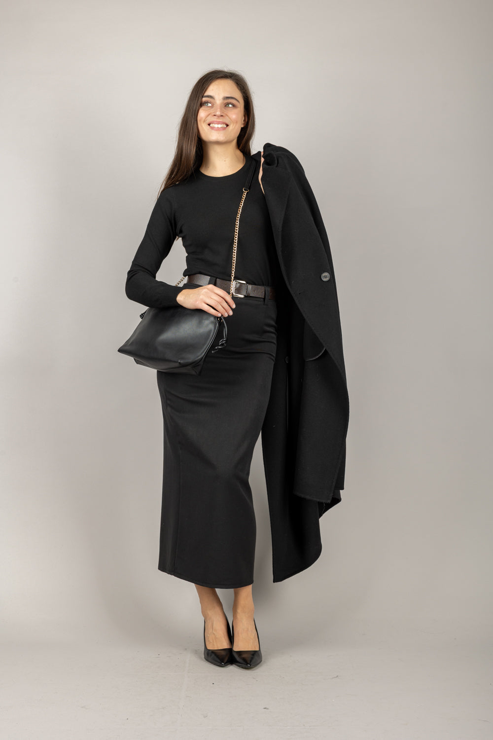 HAVEONE - GFW-P146 - GONNA LONGUETTE CON CINTURA