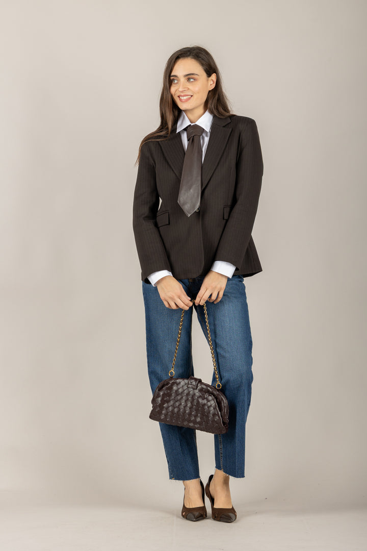 TENSIONE IN - 26B1546 - GIACCA GESSATA MONOPETTO