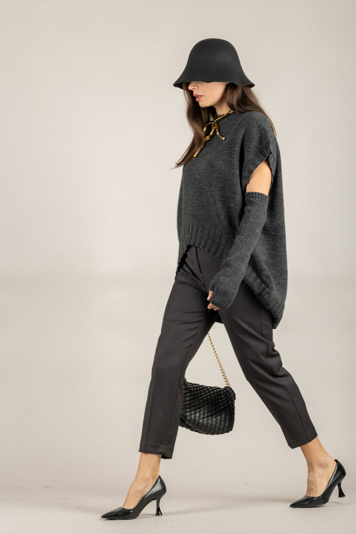 VICOLO - TF1847 - PANTALONE A SIGARETTA