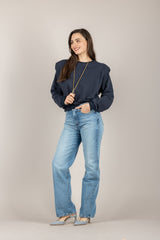 VICOLO - DAB5267 - JEANS ALEX GAMBA DRITTA CELESTE