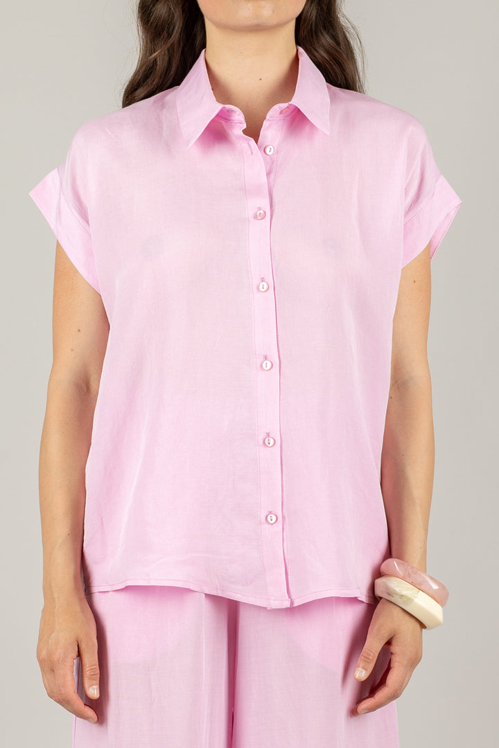 TENSIONE IN - 25C7657 - CAMICIA OVER MEZZA MANICA