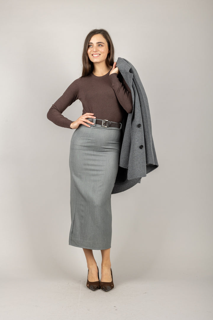 HAVEONE - GFW-P146 - GONNA LONGUETTE CON CINTURA