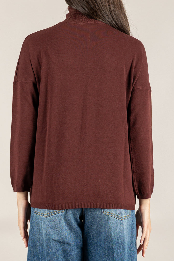 VICOLO - 22202F - MAGLIA COLLO ALTO