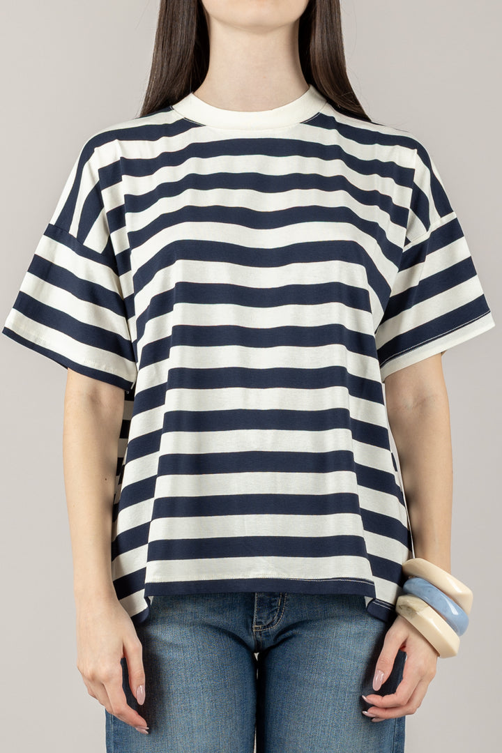 VICOLO - UD0196 - T-SHIRT RIGHE