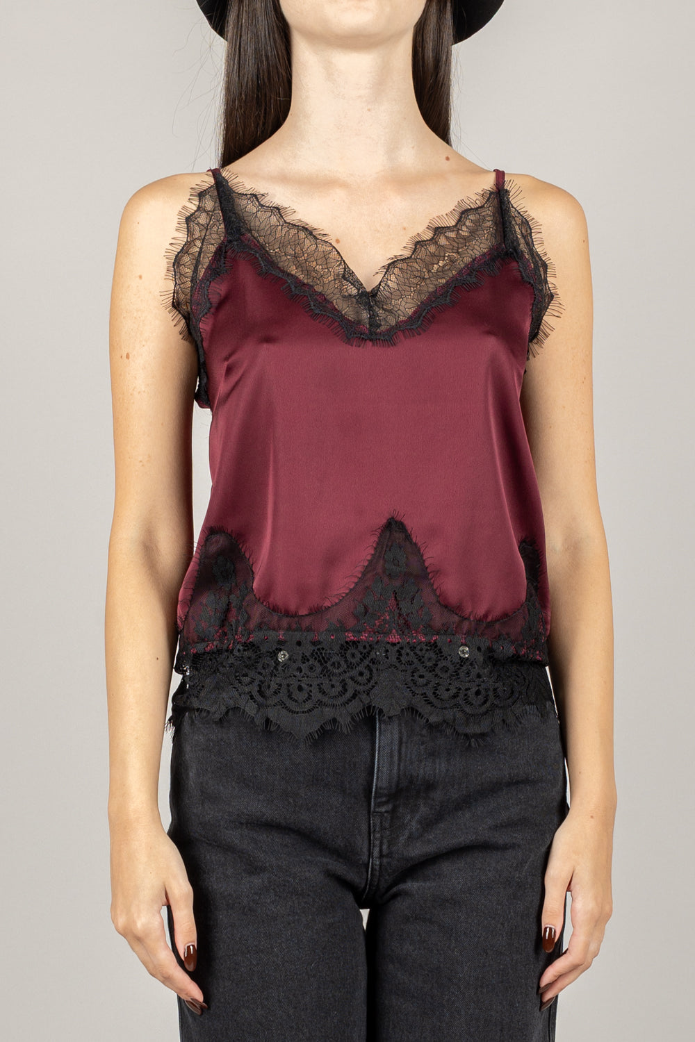 VICOLO - TF1250 - TOP PIZZO SCOLLO A V