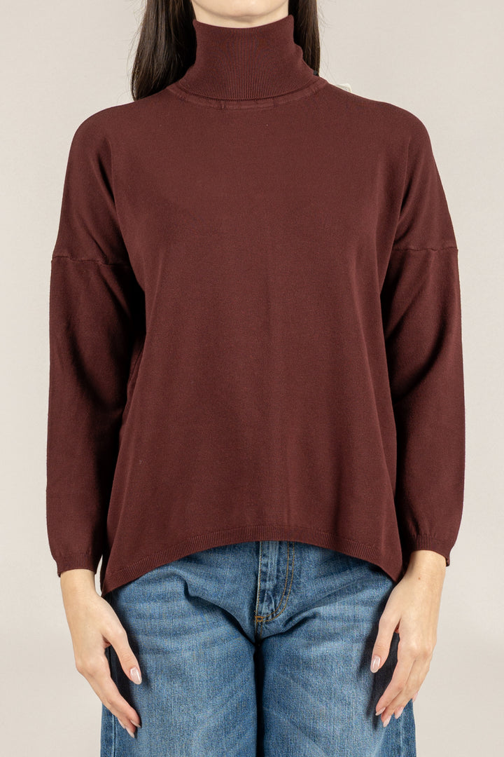 VICOLO - 22202F - MAGLIA COLLO ALTO