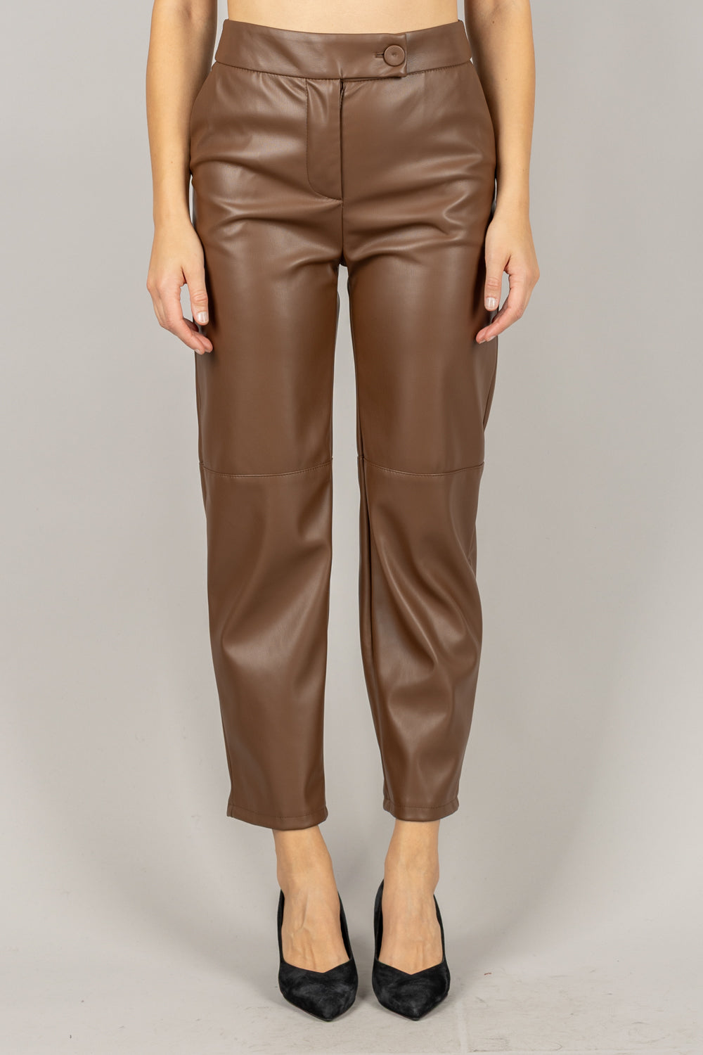 IMPERIAL - P6D5KGJ - PANTALONE ECOPELLE GAMBA DRITTA