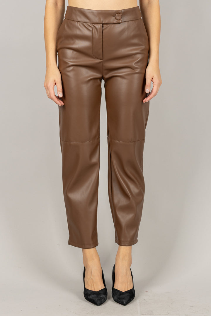 IMPERIAL - P6D5KGJ - PANTALONE ECOPELLE GAMBA DRITTA
