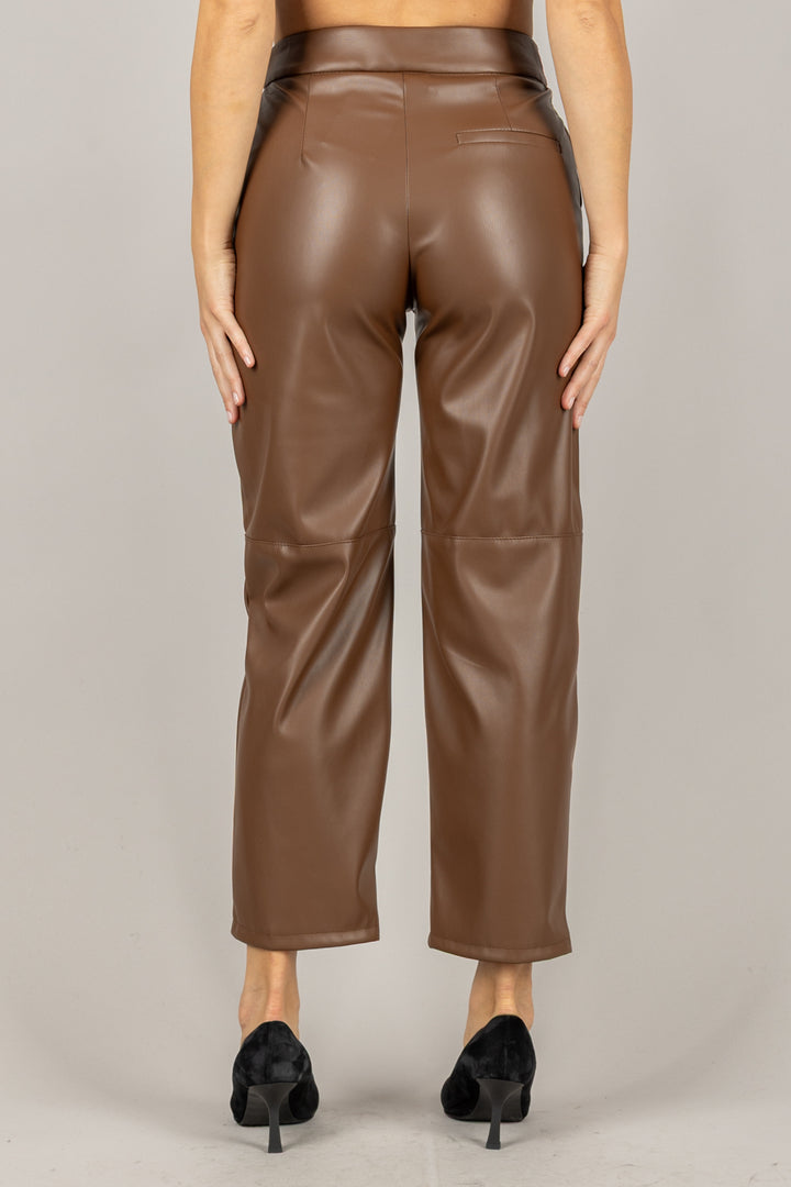 IMPERIAL - P6D5KGJ - PANTALONE ECOPELLE GAMBA DRITTA
