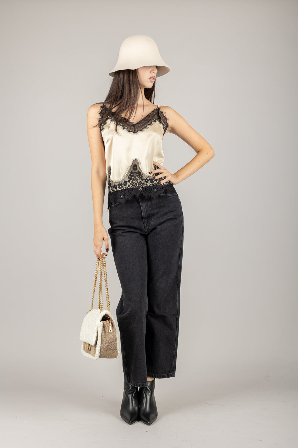 VICOLO - TF1250 - TOP PIZZO SCOLLO A V