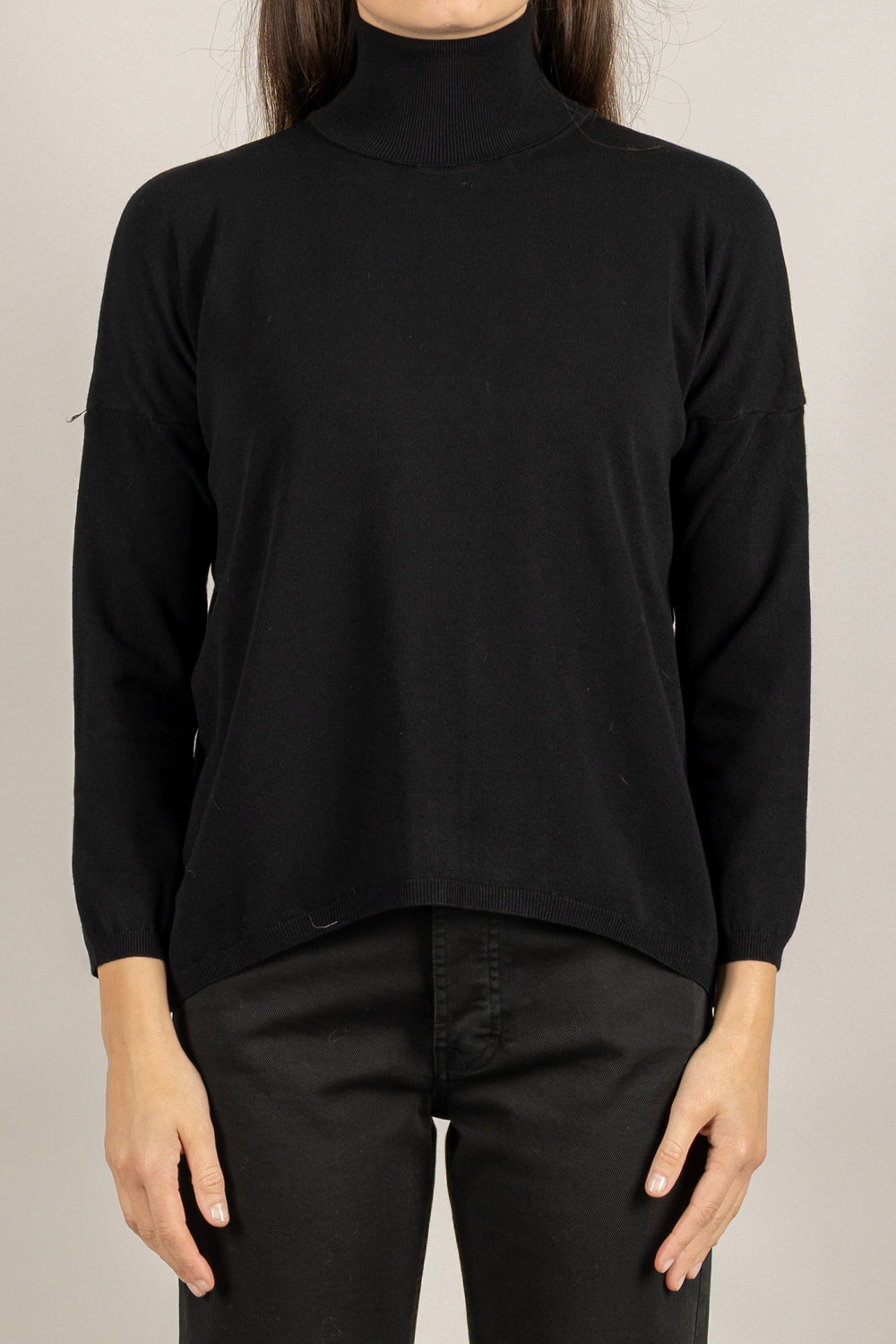 VICOLO - 22202F - MAGLIA COLLO ALTO