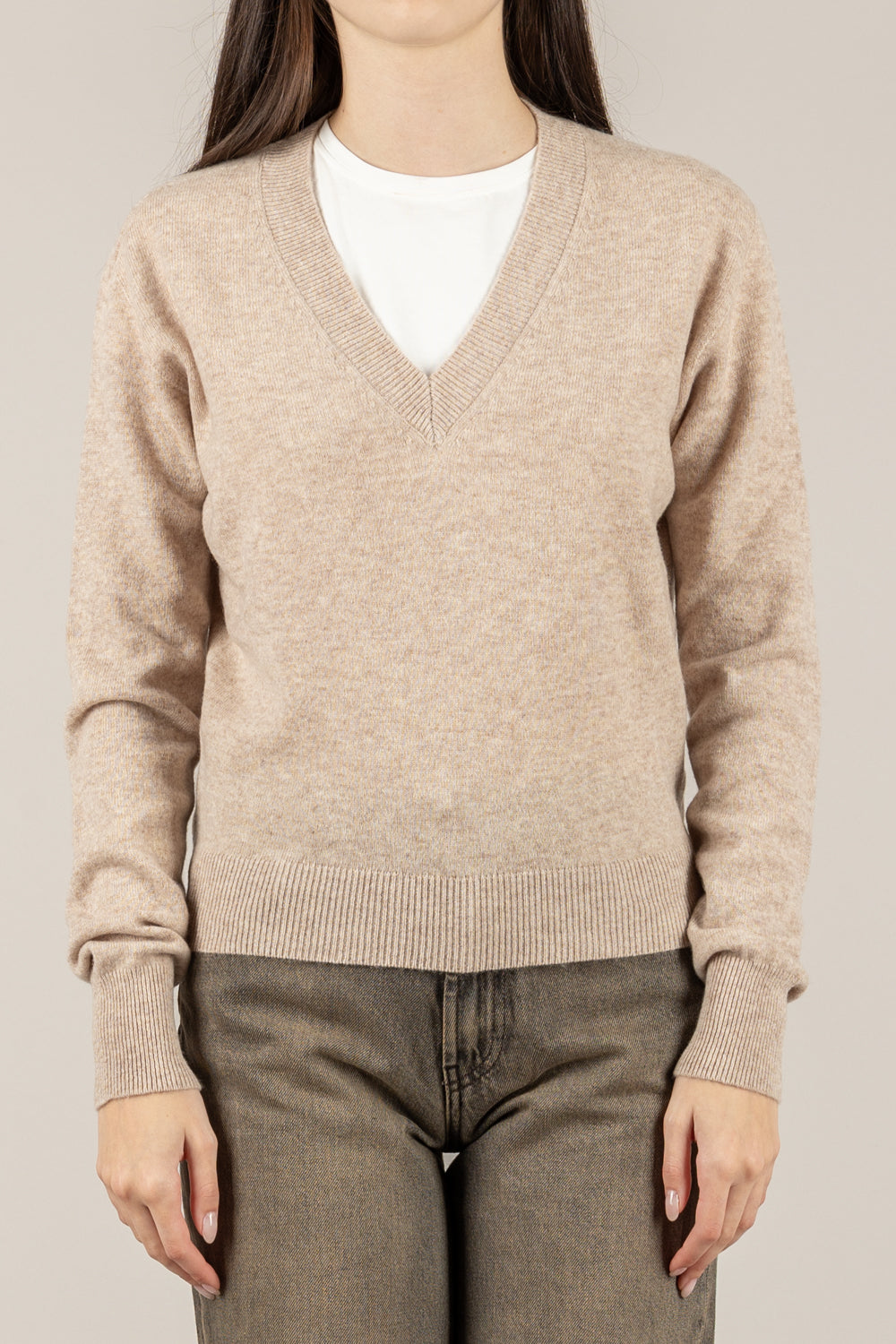 TENSIONE IN - WL180AI25 - MAGLIA SCOLLO A V