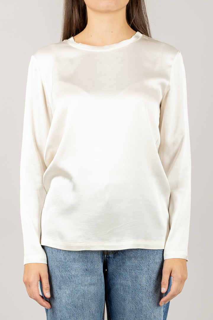 VICOLO - TF0244 - MAGLIA GIROCOLLO IN SATIN