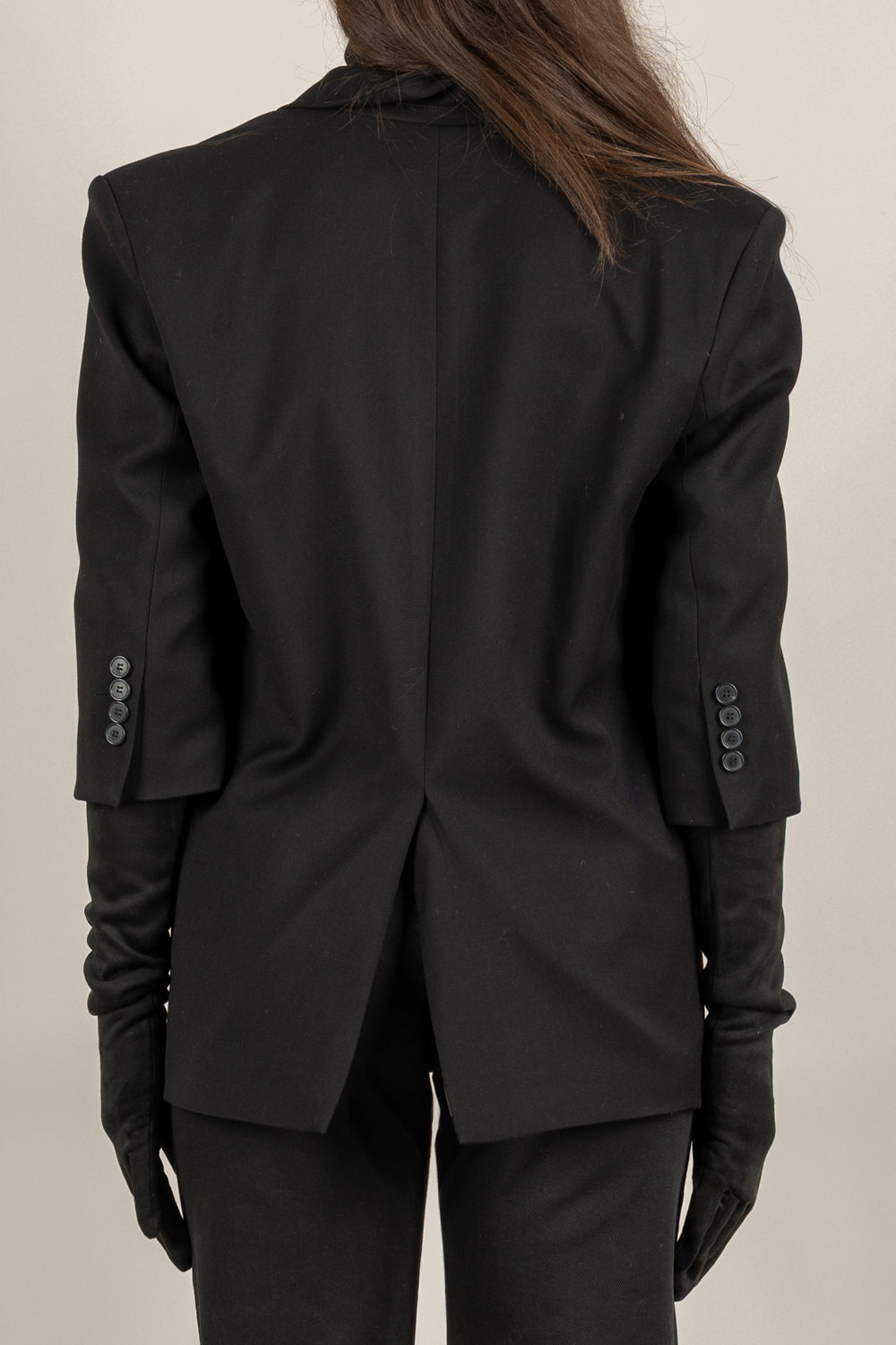 VICOLO - TF2106 - GIACCA DOPPIO PETTO CON GUANTI