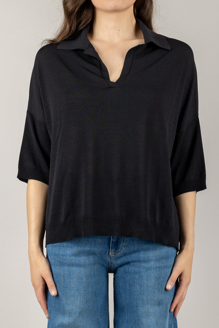 VICOLO - 22152D - MAGLIA POLO OVER