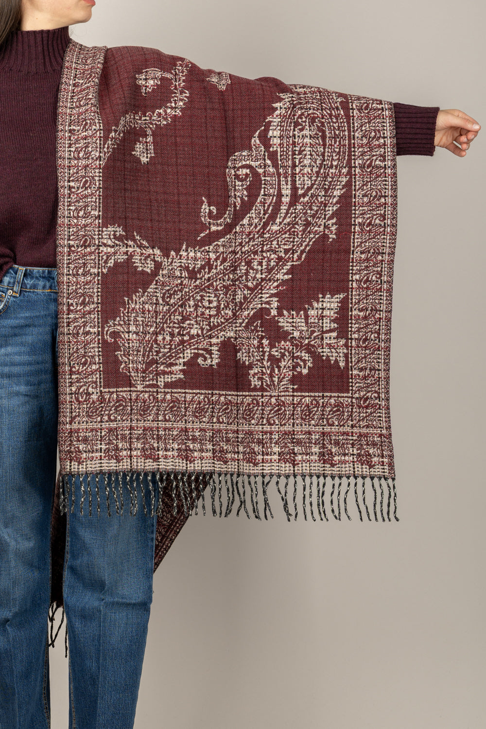 VICOLO - AF0088 - SCIARPA DISEGNO BANDANA