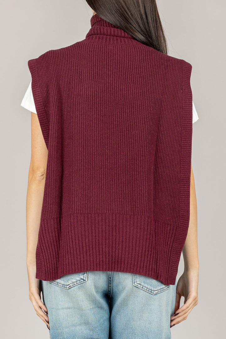 KONTATTO - 3M1032NI - MAGLIA DOLCEVITA A COSTINE