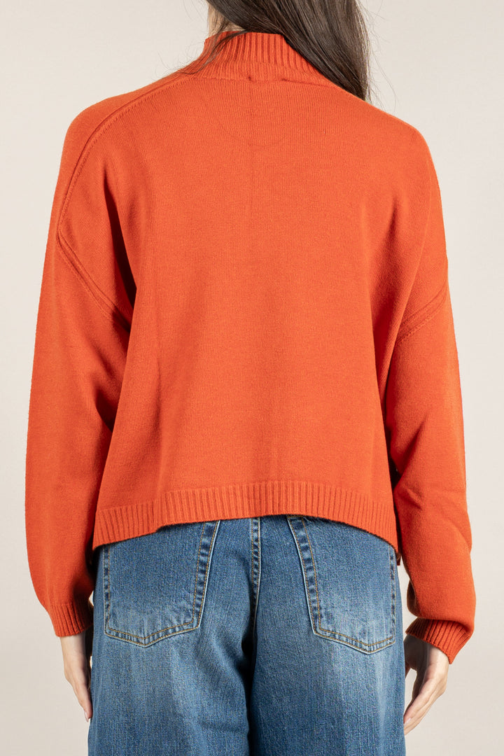 VICOLO - 77063F - MAGLIA MEZZO COLLO