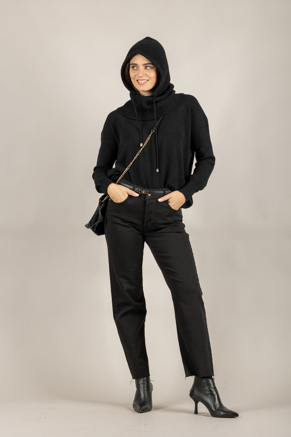 VICOLO - 77336F - MAGLIA GIROCOLLO SCATOLETTA