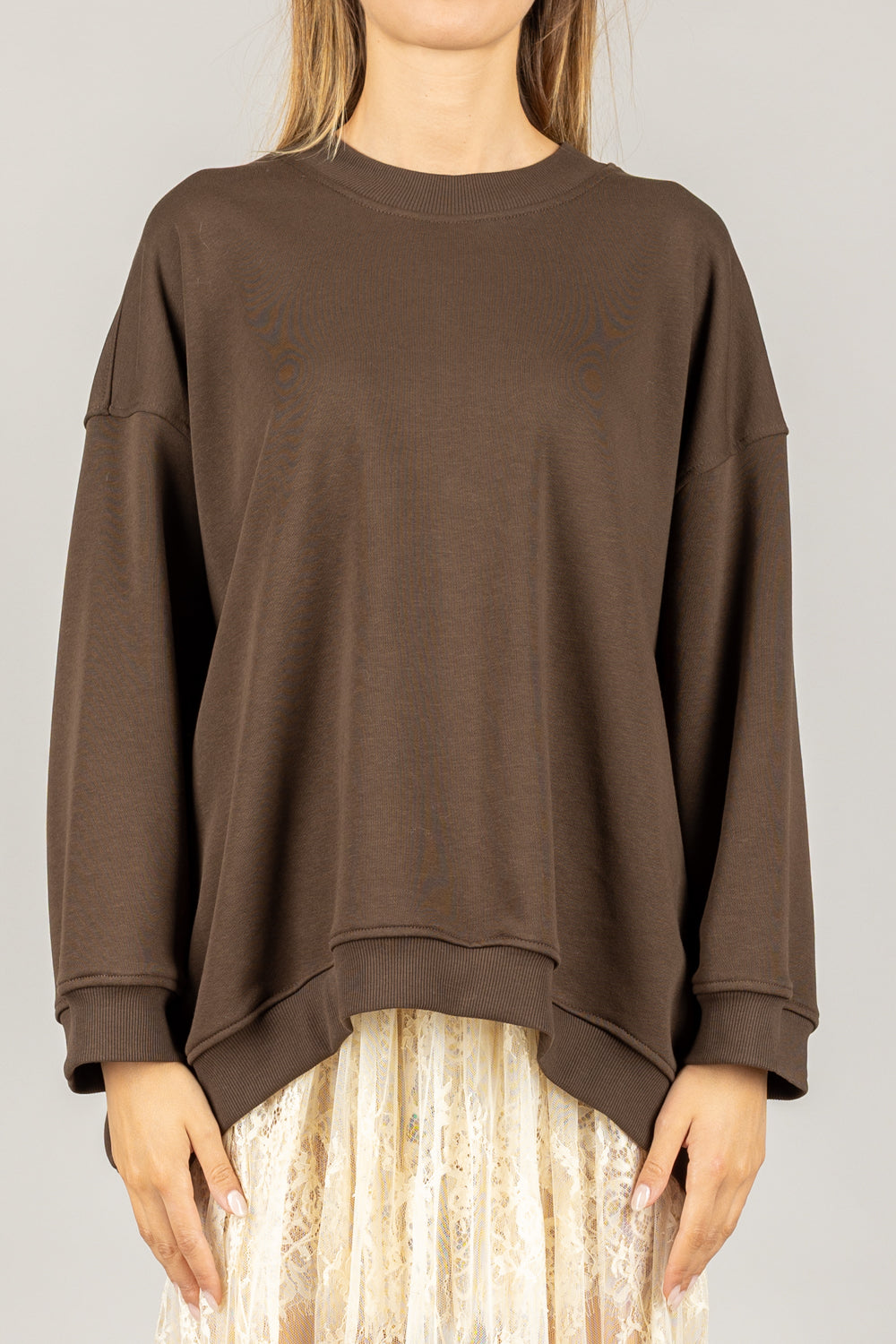 VICOLO - TF0582 - FELPA OVER