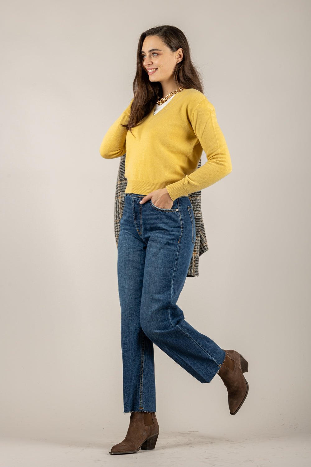 TENSIONE IN - WL180AI25 - MAGLIA SCOLLO A V