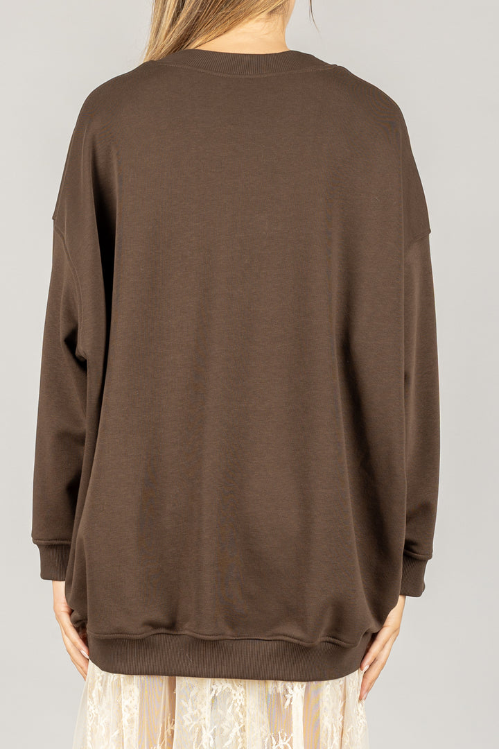 VICOLO - TF0582 - FELPA OVER