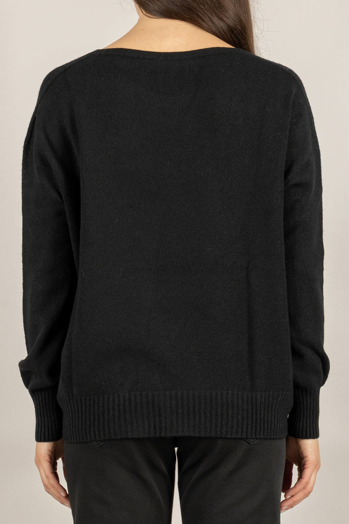 VICOLO - 77336F - MAGLIA GIROCOLLO SCATOLETTA