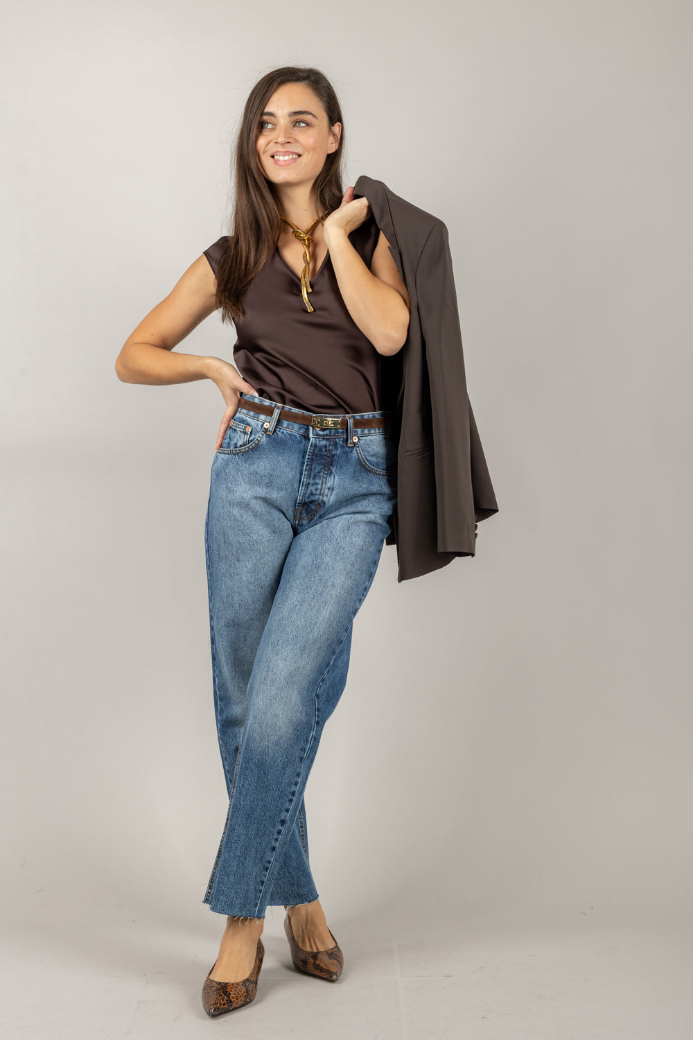 IMPERIAL - REHOKBA - BLUSA SCOLLO A V