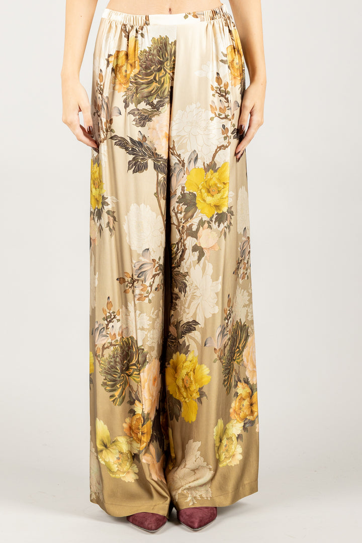 IMPERIAL - P6B2KJF- PANTALONE FLOREALE