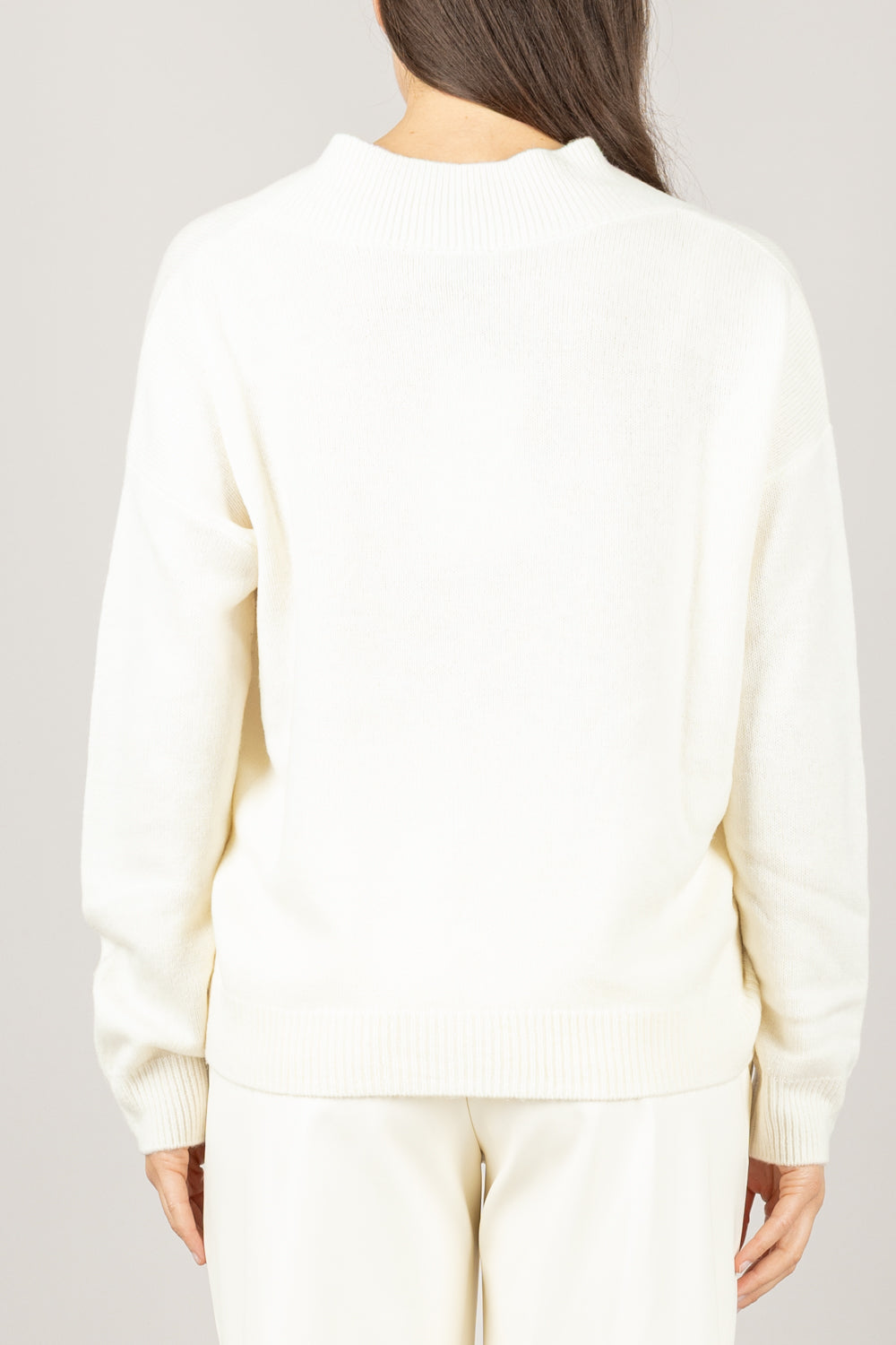 DIXIE - M833Y201X - MAGLIA IN LANA SCOLLO A V