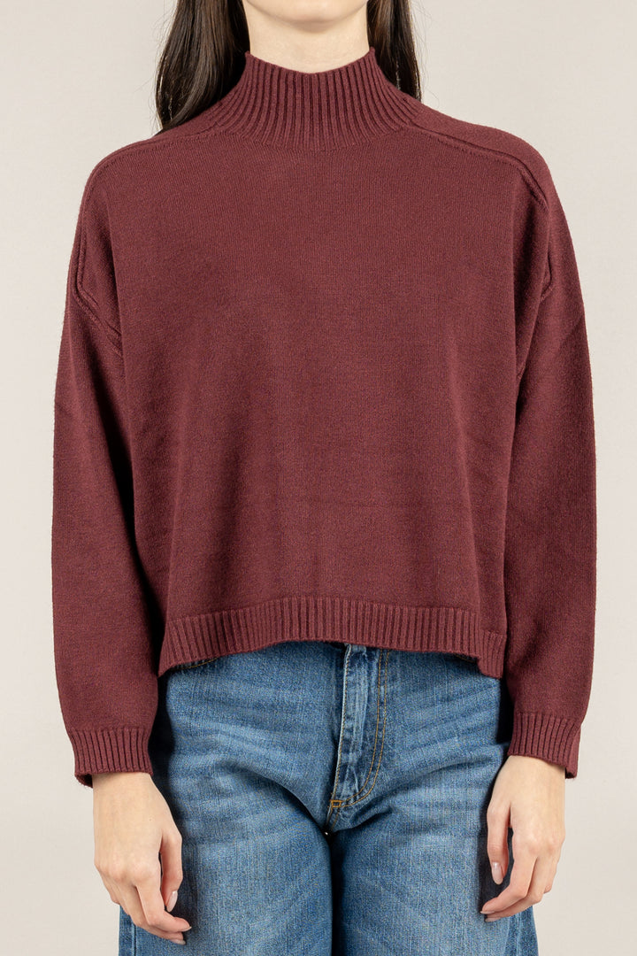 VICOLO - 77063F - MAGLIA MEZZO COLLO