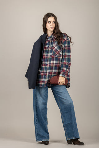 VICOLO - RF0505 - CAMICIA CHECK OVER