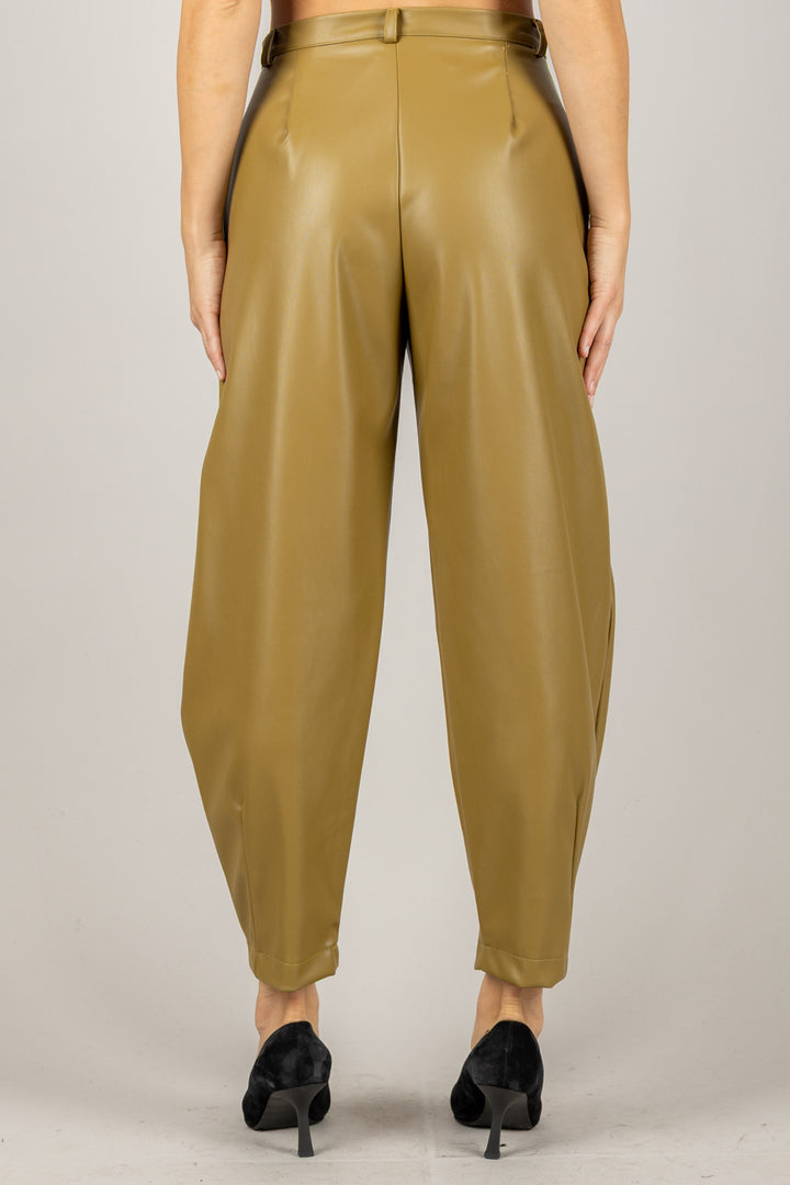 DIXIE - P845Y162 - PANTALONE CARROT ECOPELLE