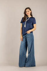 EMUNA' - ZC82008 - T-SHIRT BLU